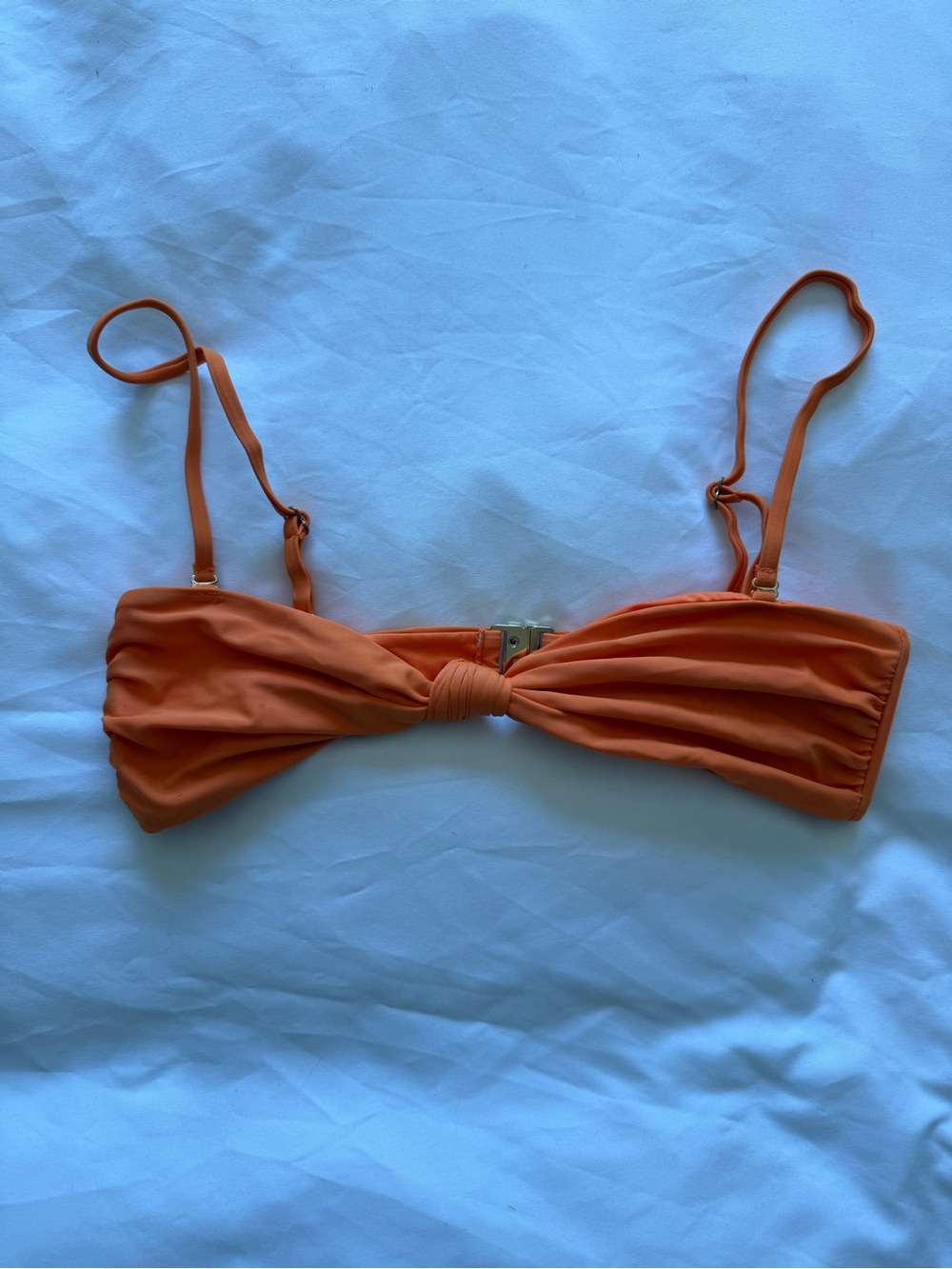 Glassons Orange Twist Bandeau Bikini Top